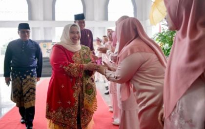Bupati Bengkalis Kasmarni Hadir Pada Hari Jadi Siak ke 27