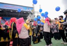 Bupati Kasmarni Hadiri Porseni IGTKI Riau 2026
