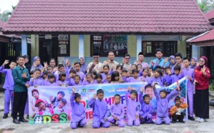 Melalui Program DSS, Diskominfo Bengkalis Sambangi SDN 32 Bantan