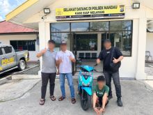 Tega Curi Sepeda Motor Temannya Sendiri dan Ada Kasus Lain Usai Diringkus Polsek Mandau